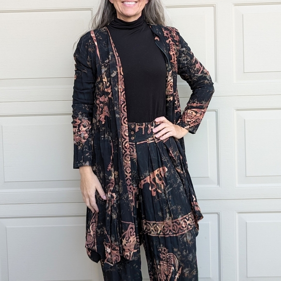 SPLASH WEARABLE ART joggers + long jacket M (N11) - Picture 2 of 11